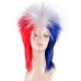 Flag-004~France Mullet Wig